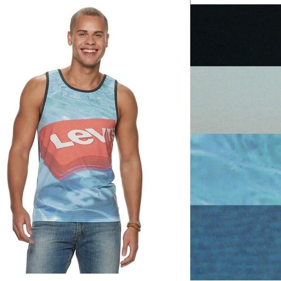 Men's Levi's Graphic Tank Top size S NEW - Picture 1 of 8